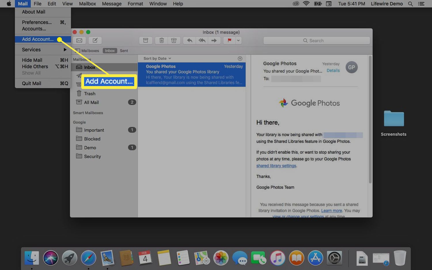 setting up an existing mac mail account with imap for gmail